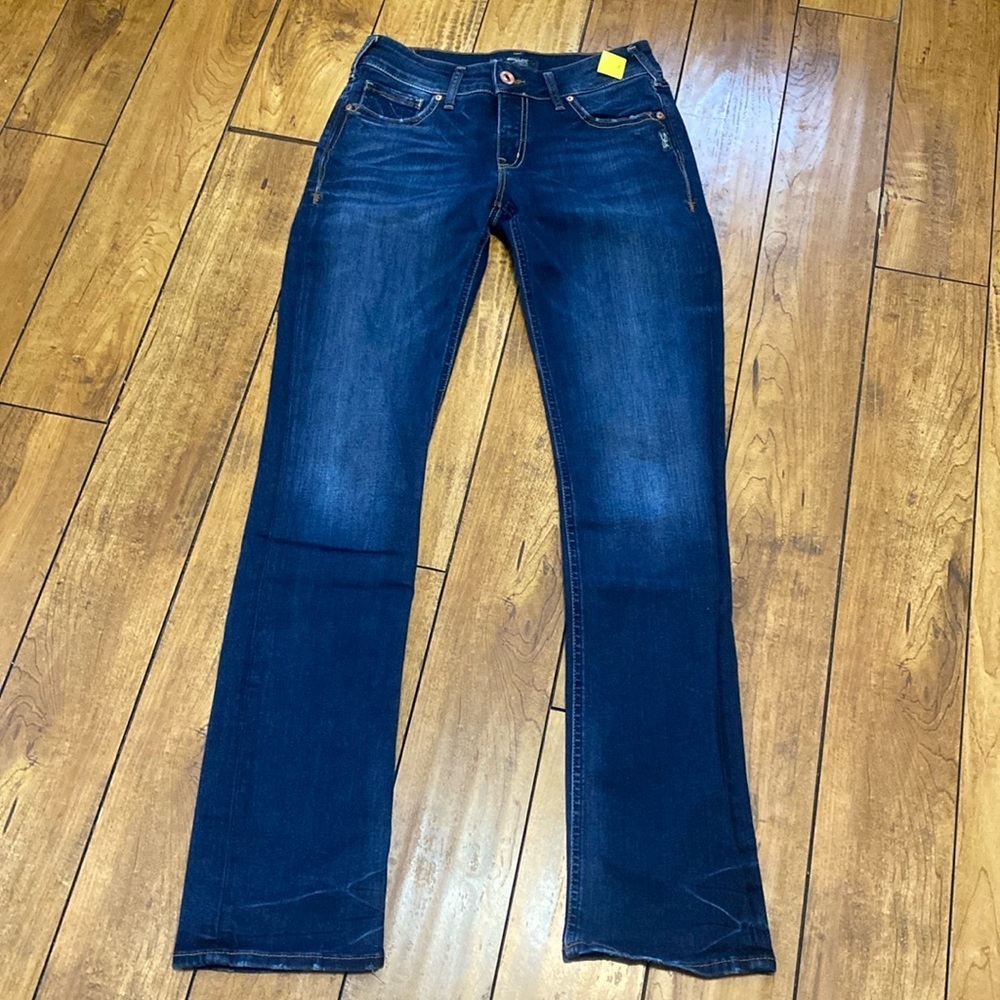 Silver Jeans Women's Straight Leg Jeans - Dark Blue